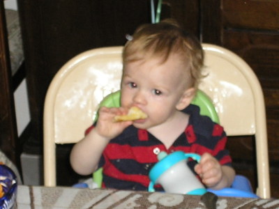 Ian and his cake